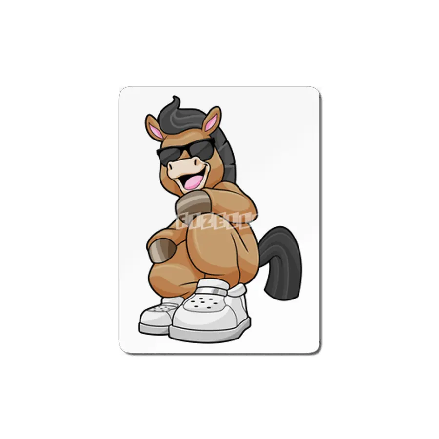 Horse with big Shoes MDF Tablo