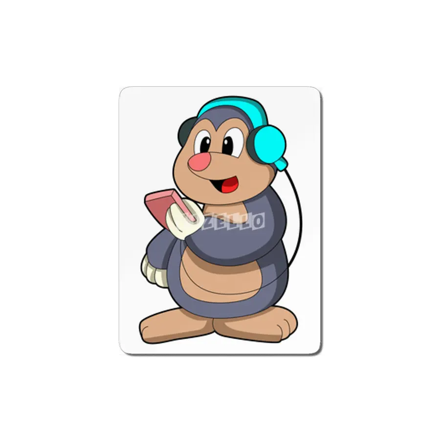 Mole - Music with Headphone MDF Tablo