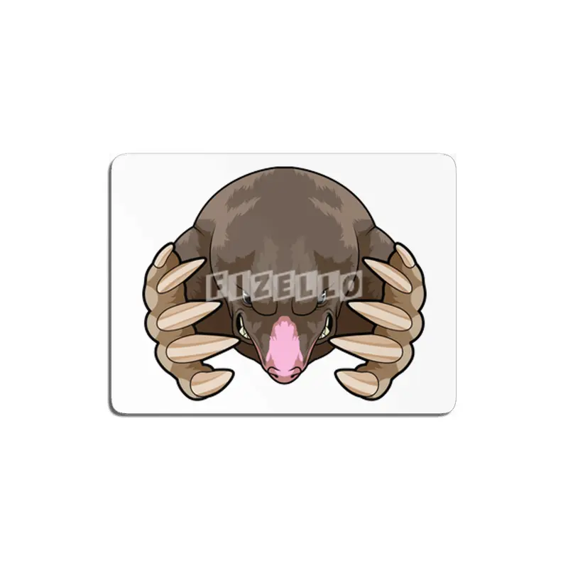 Mole with large Claws MDF Tablo