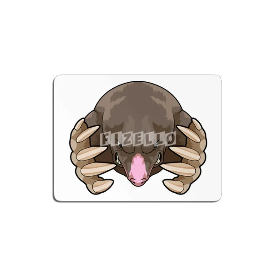 Mole with large Claws MDF Tablo