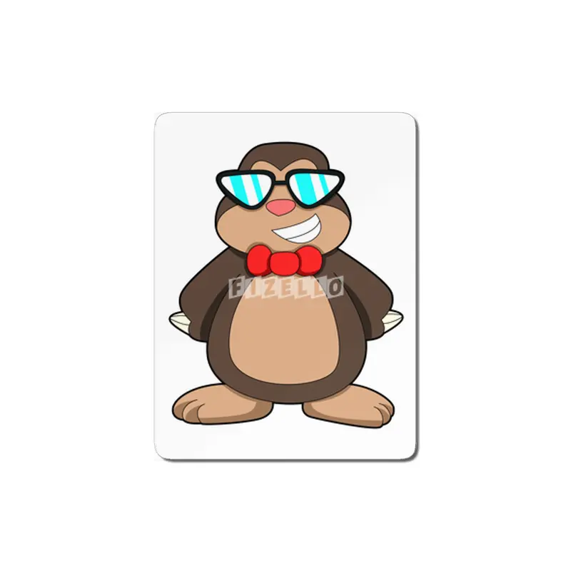 Mole with Tie & Sunglasses MDF Tablo