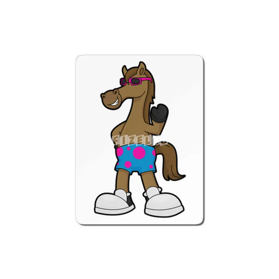 Horse with Sunglasses MDF Tablo