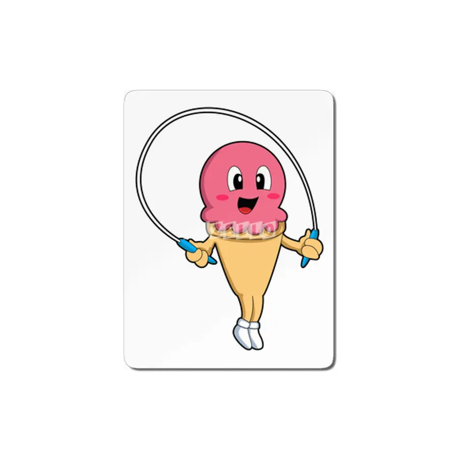 Ice cream at Fitness with Rope MDF Tablo