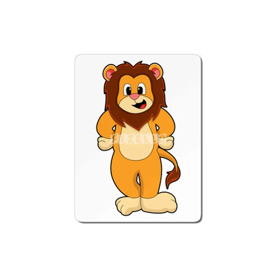 Lion standing MDF Tablo