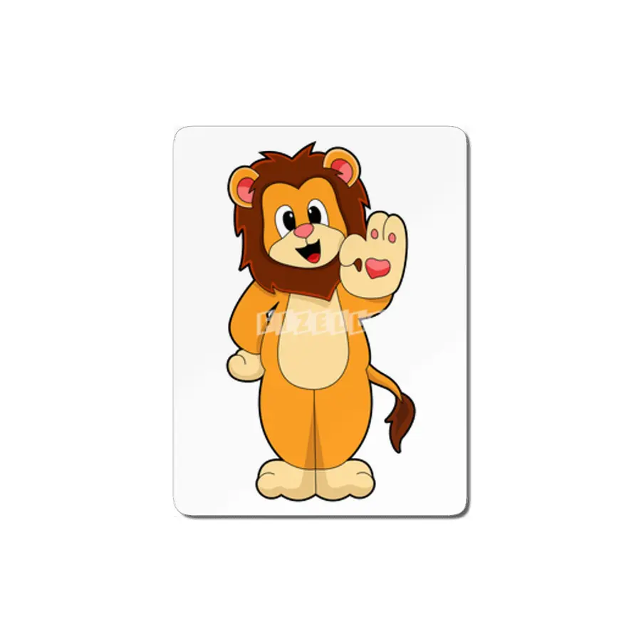 Lion with Mane MDF Tablo