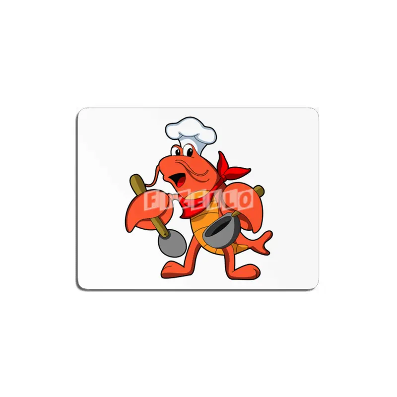Lobster as Chef with Wooden spoon MDF Tablo