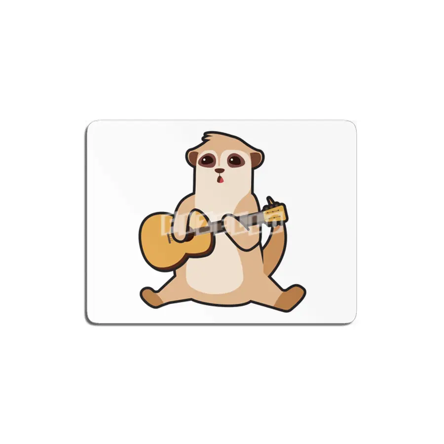 Meerkat at Music with Guitar MDF Tablo