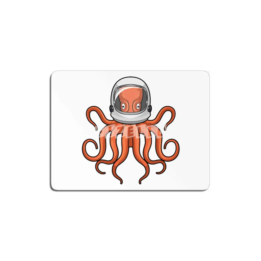 Octopus as Astronaut MDF Tablo