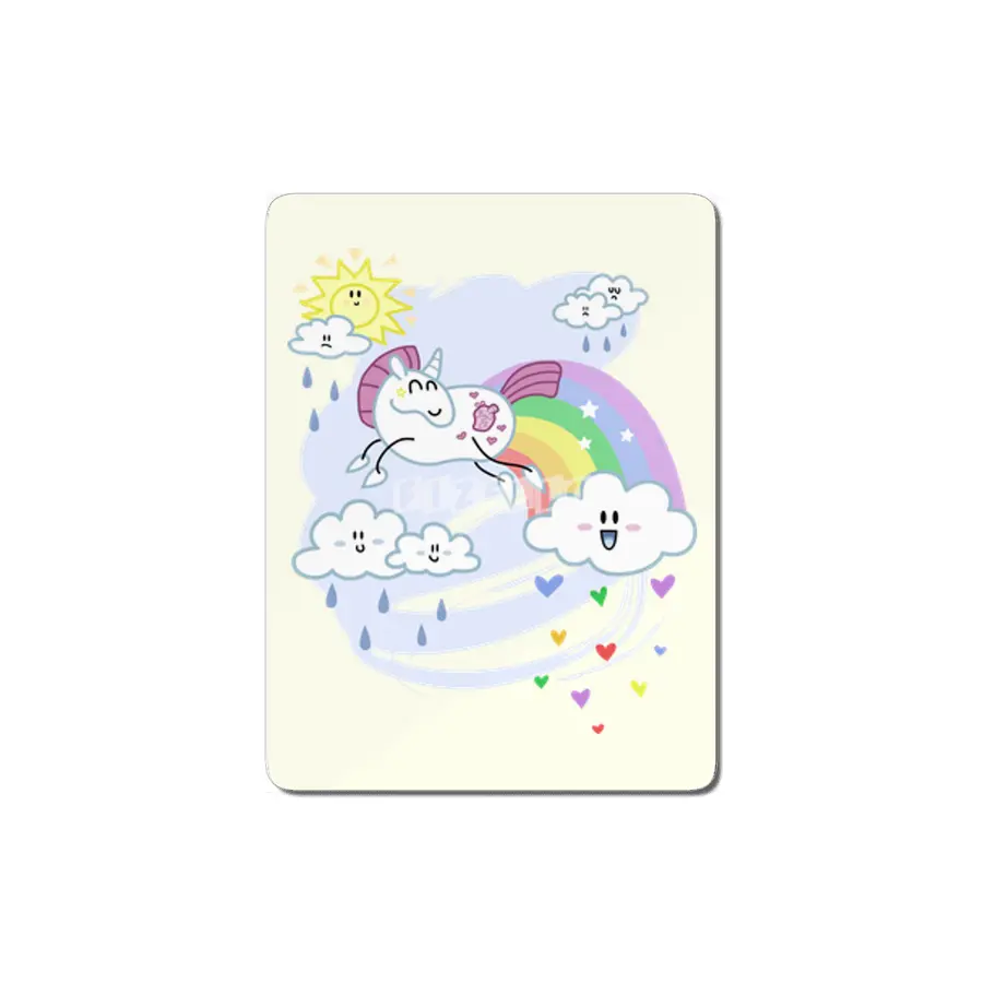 Love Maker - Martha, the Hearty Unicorn MDF Tablo