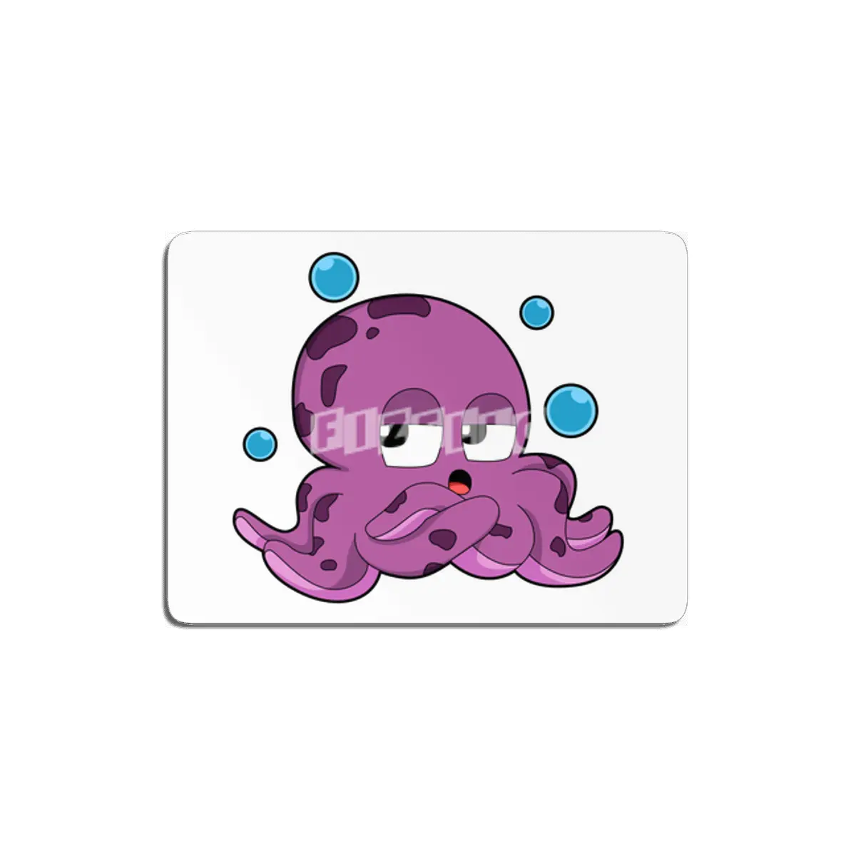 Octopus with Air bubbles MDF Tablo