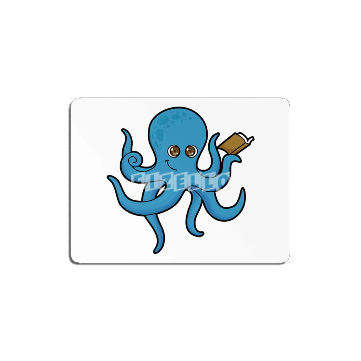 Octopus with Book MDF Tablo