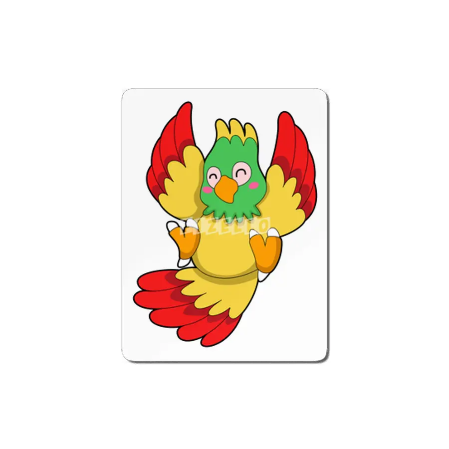 Parrot with green Head MDF Tablo