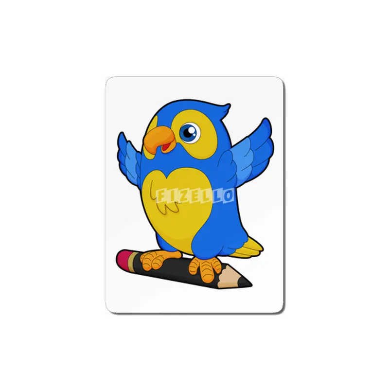 Parrot with Pencil MDF Tablo