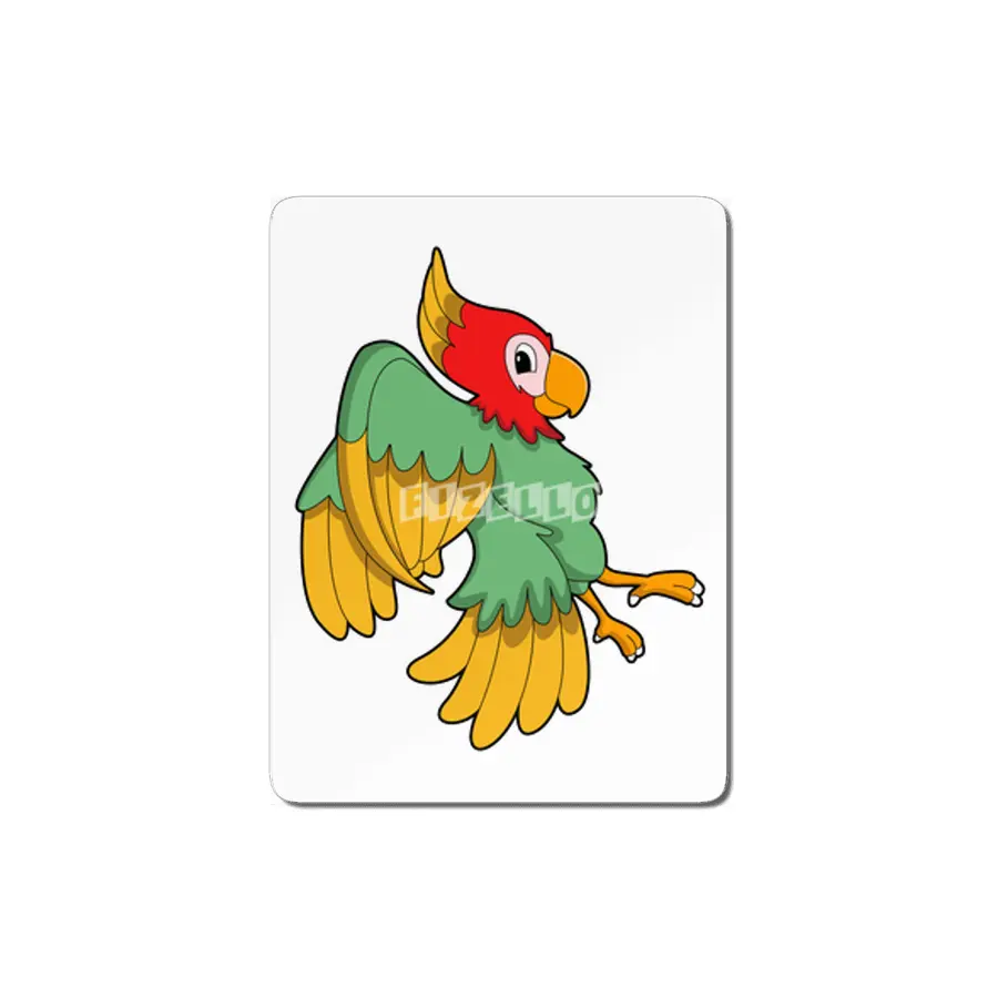 Parrot with red Head MDF Tablo