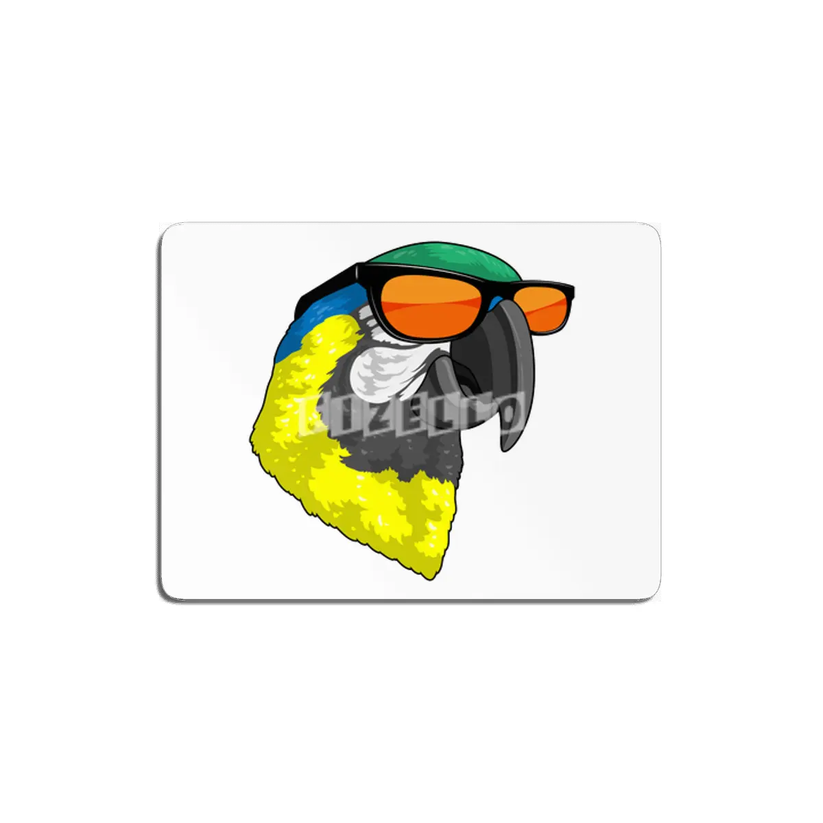 Parrot with Sunglasses MDF Tablo