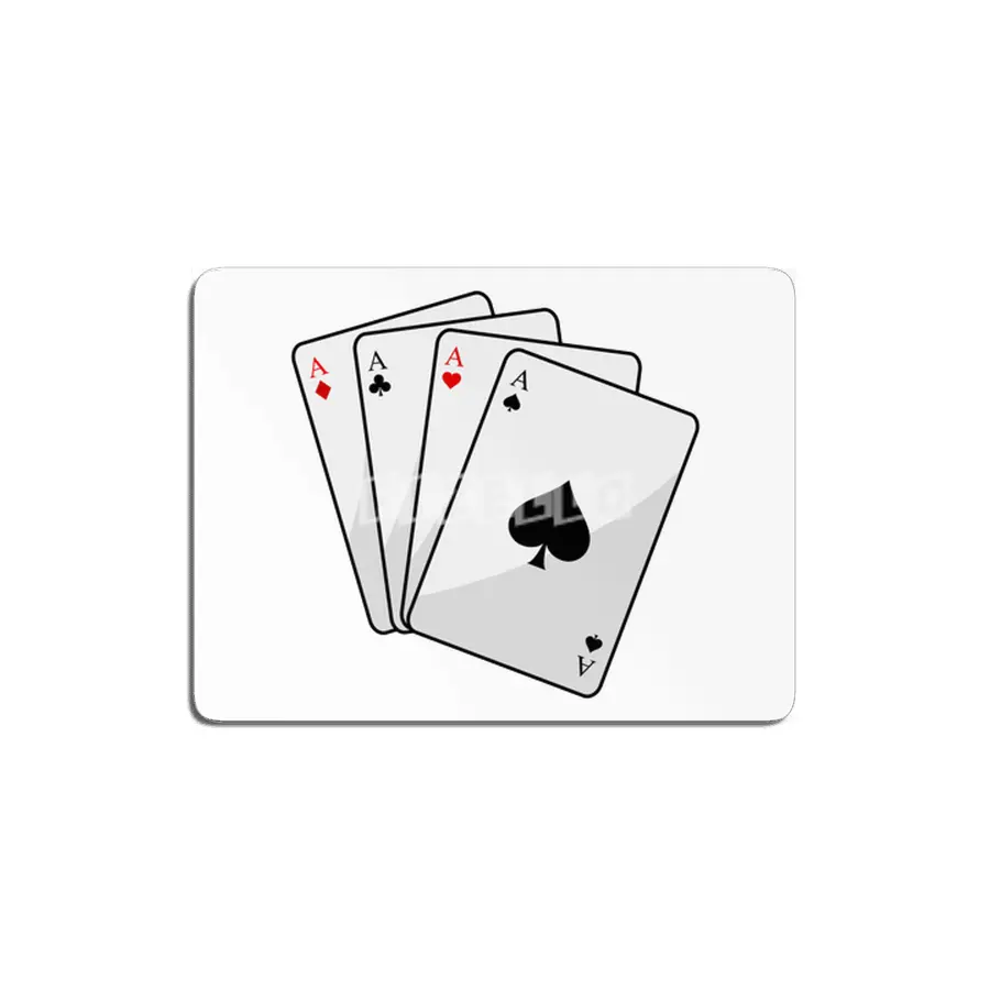 Quadruplets Aces Poker cards at Poker MDF Tablo