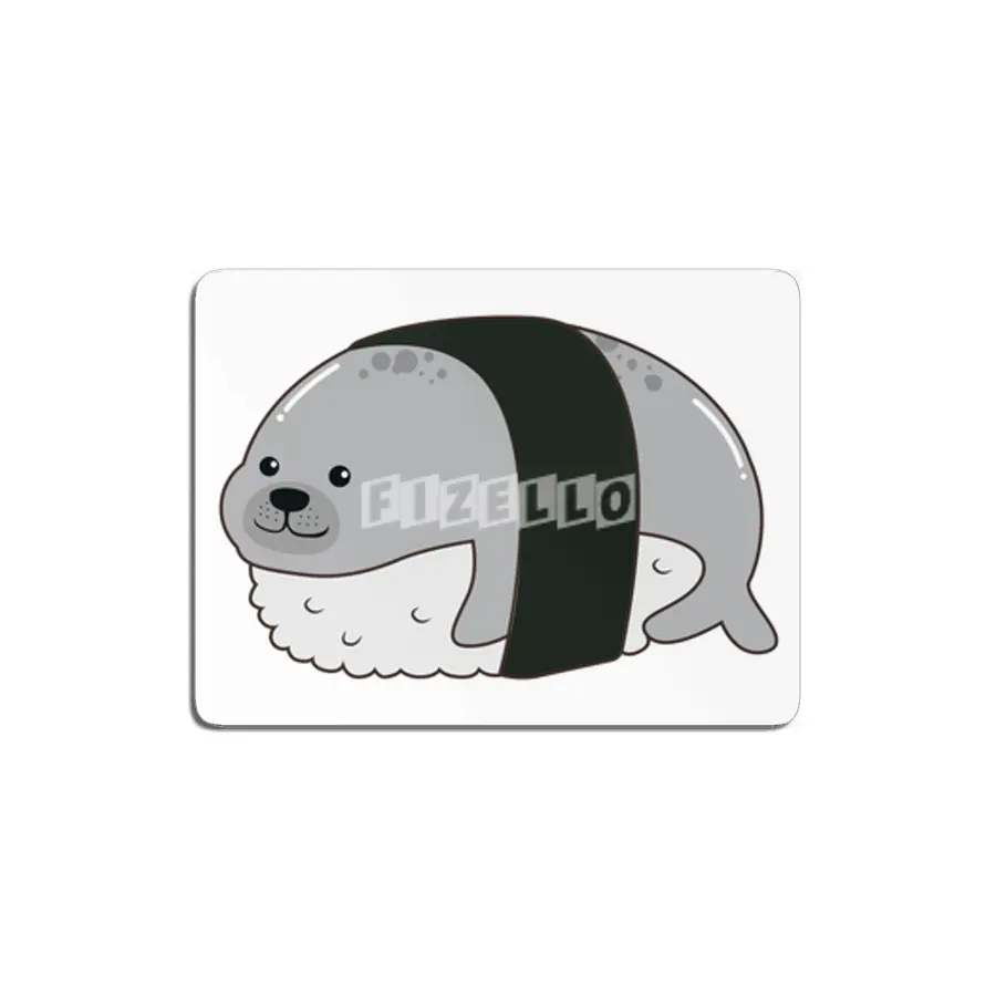 Seal as Sushi MDF Tablo