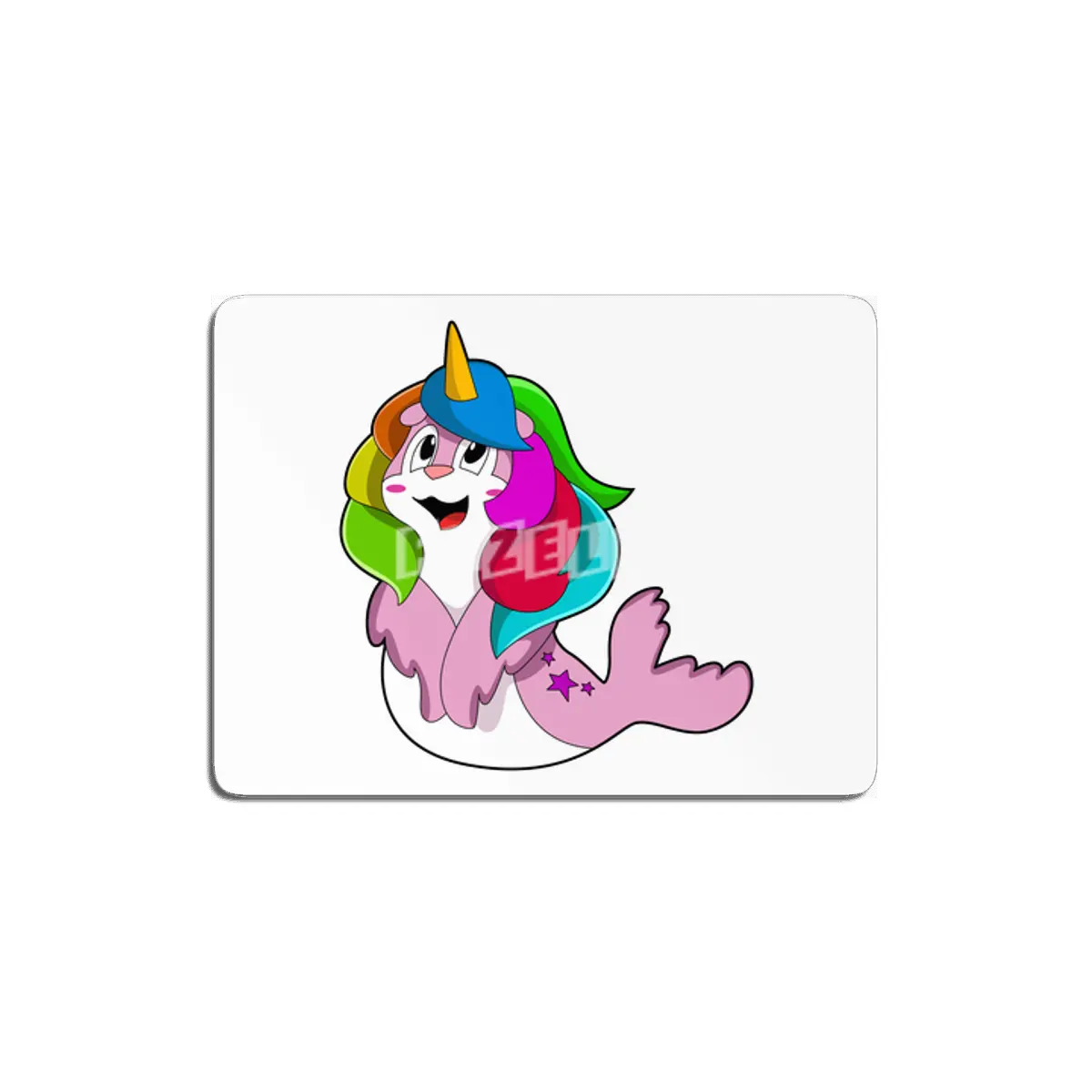 Seal as Unicorn MDF Tablo