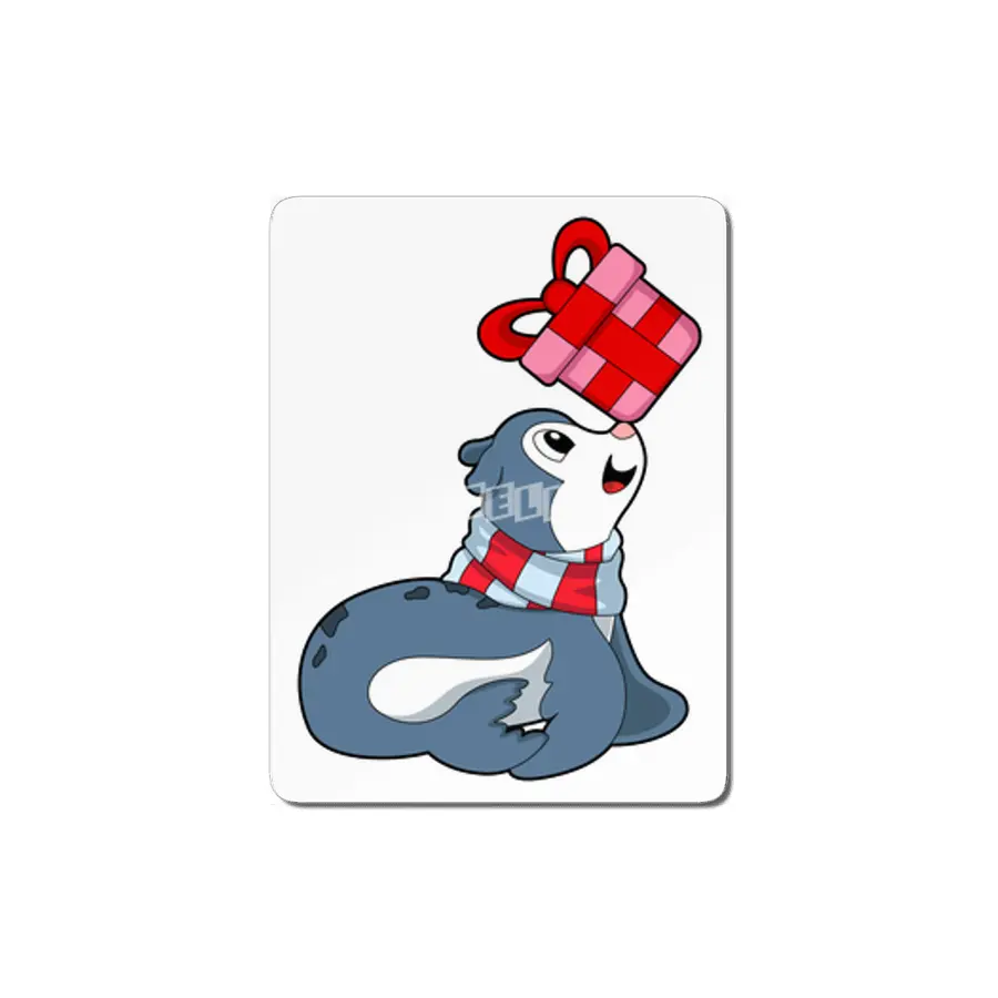 Seal with Gift MDF Tablo