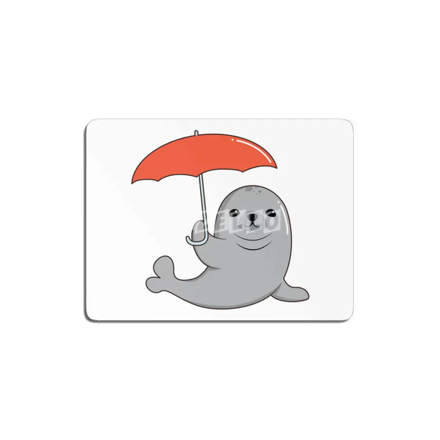 Seal with Umbrella MDF Tablo