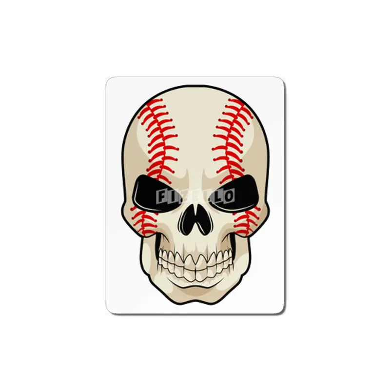 Skull Baseball Sports MDF Tablo