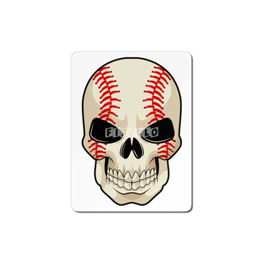 Skull Baseball Sports MDF Tablo