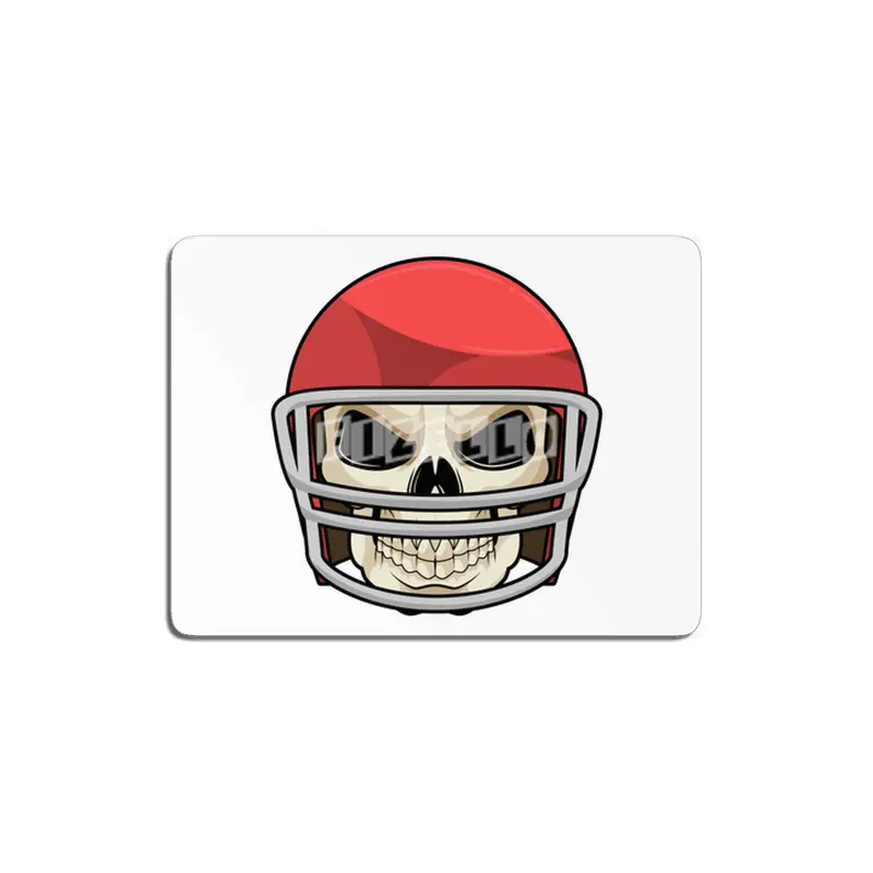 Skull Football Helmet MDF Tablo