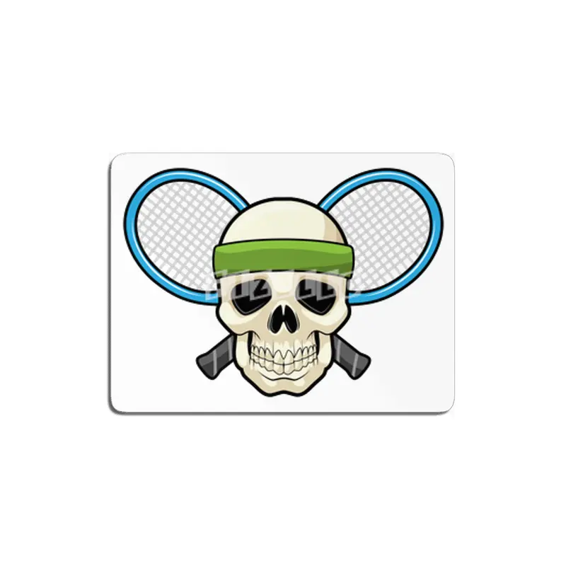 Skull Tennis Tennis racket MDF Tablo