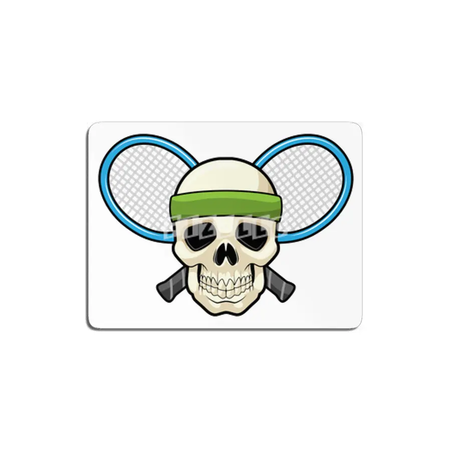 Skull Tennis Tennis racket MDF Tablo