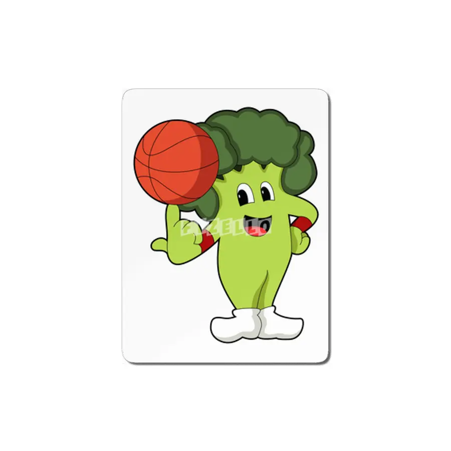 Broccoli at Basketball Sports MDF Tablo