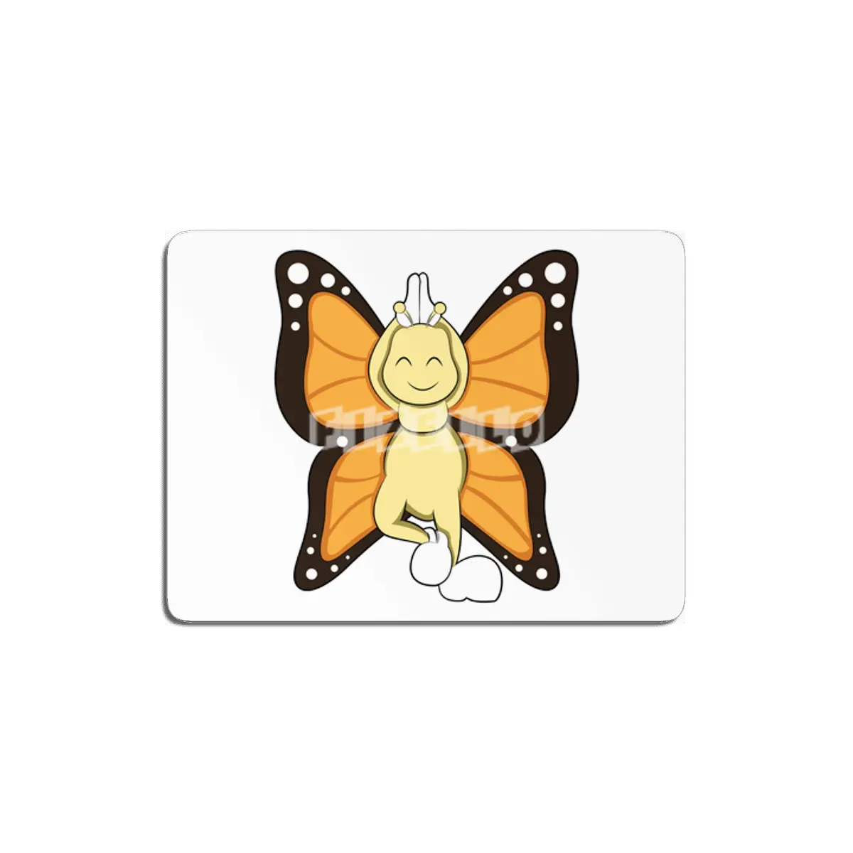 Butterfly at Yoga Stretching exercises MDF Tablo