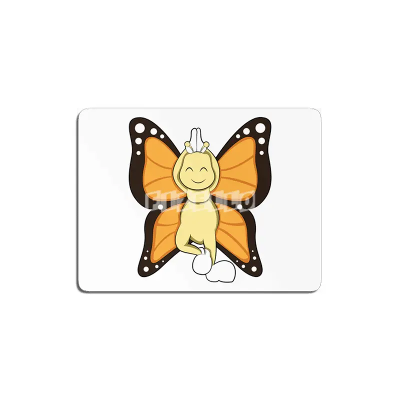 Butterfly at Yoga Stretching exercises MDF Tablo