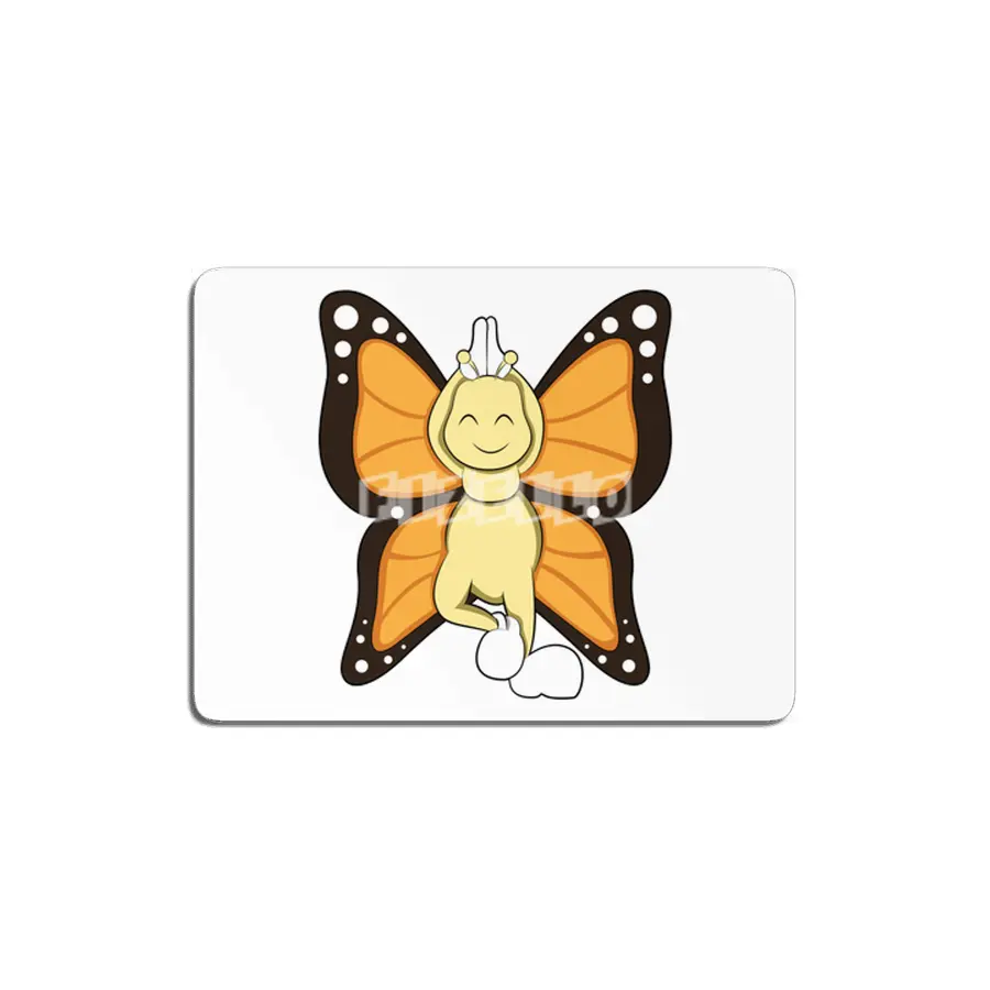 Butterfly at Yoga Stretching exercises MDF Tablo