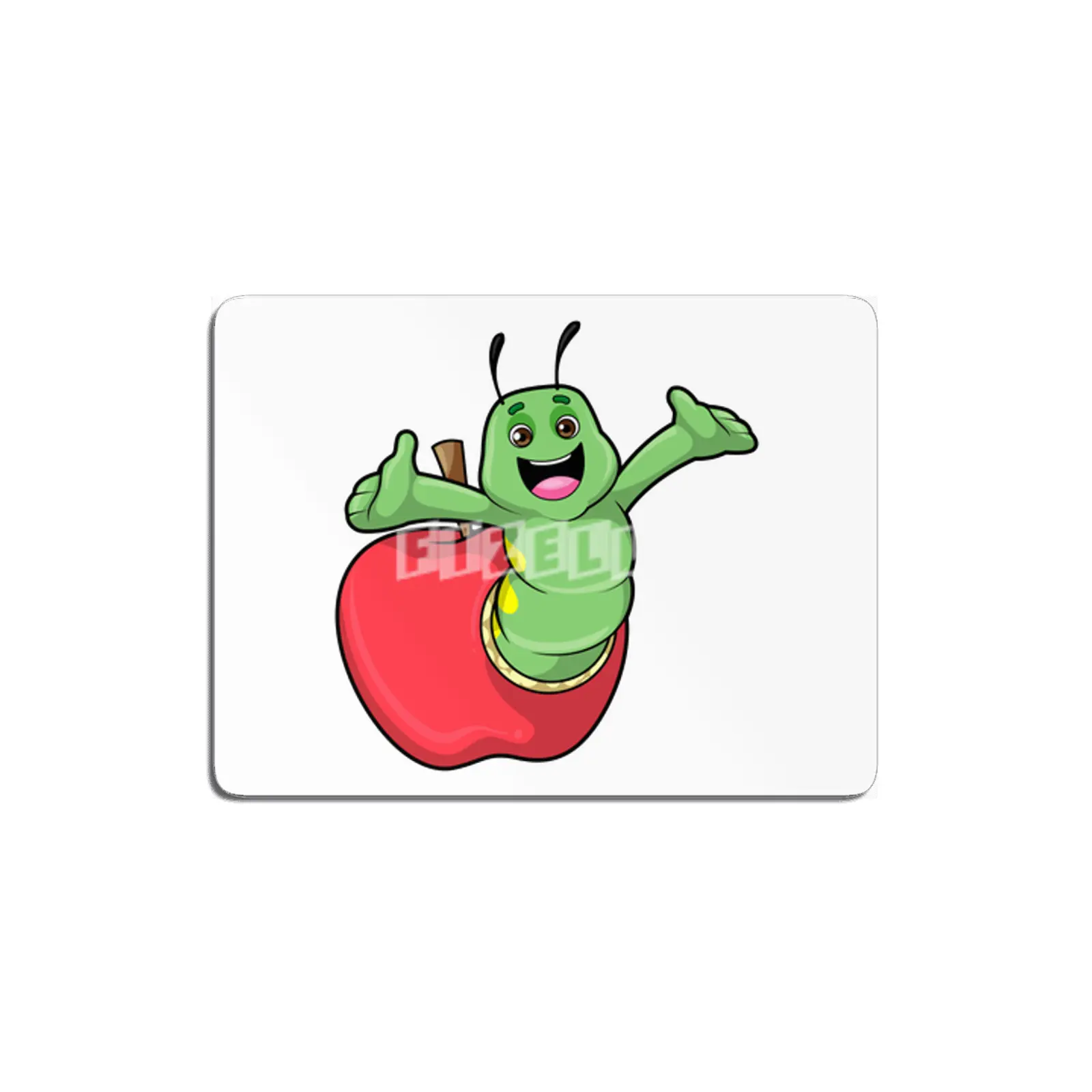 Caterpillar with Apple MDF Tablo