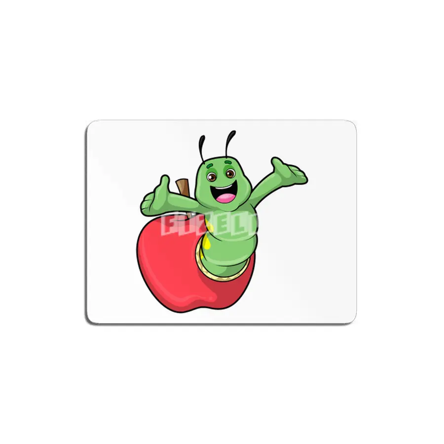 Caterpillar with Apple MDF Tablo