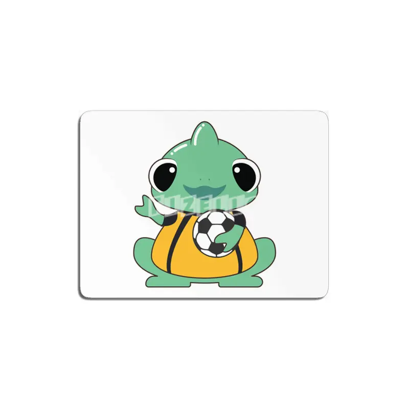 Chameleon as Goalkeeper with Soccer ball MDF Tablo