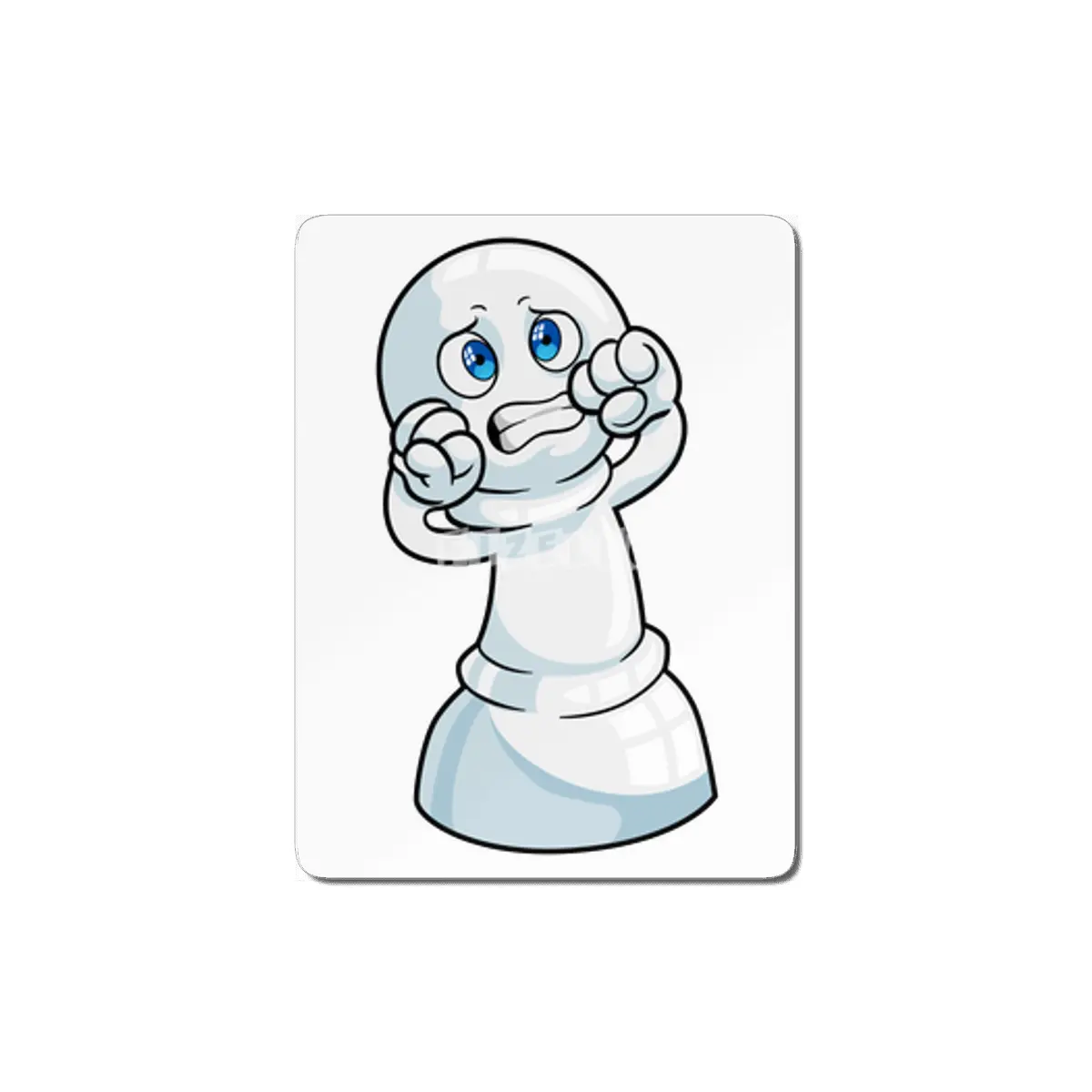 Chess piece Pawn at Chess MDF Tablo