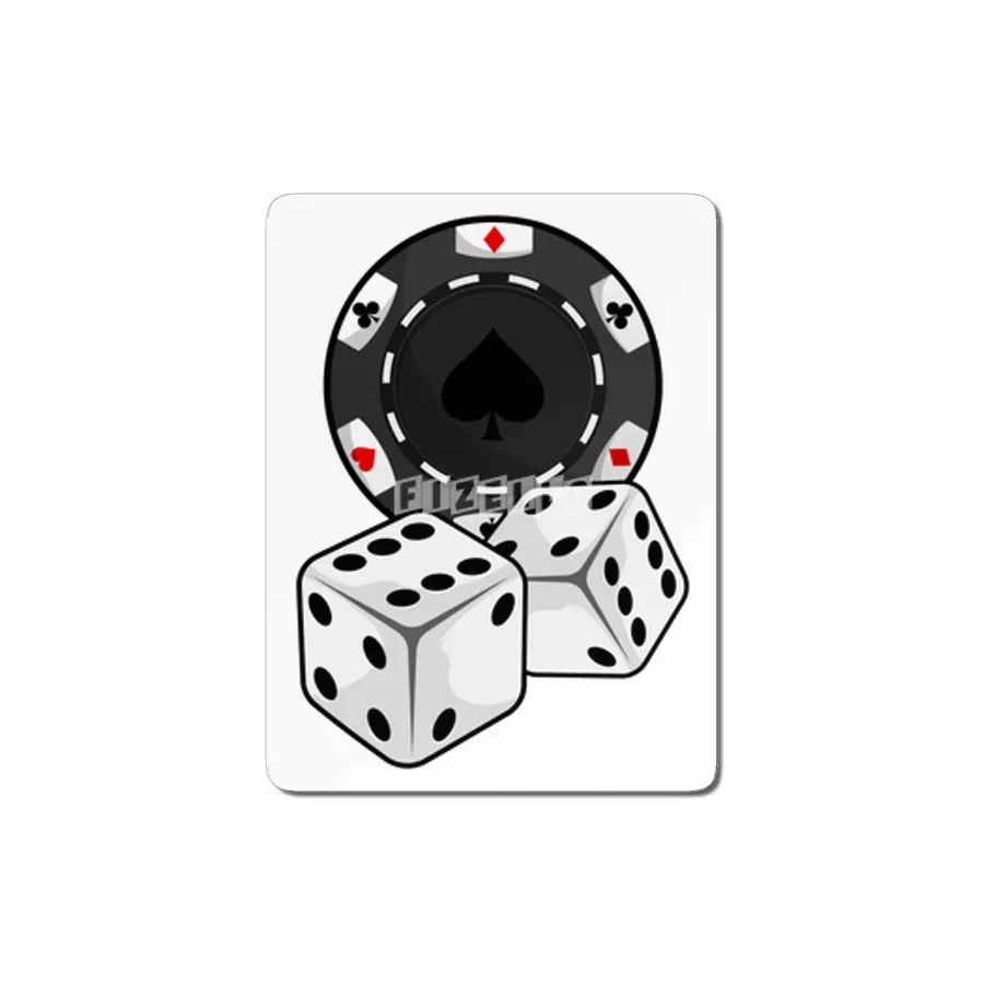 Chip & Dice for Poker MDF Tablo