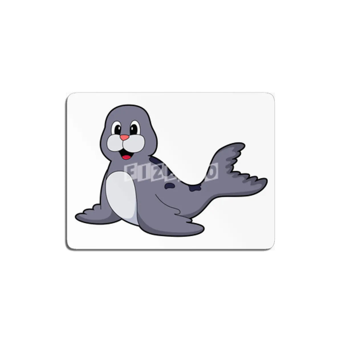 Cute Seal MDF Tablo