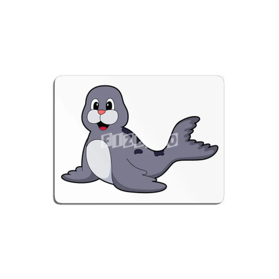 Cute Seal MDF Tablo