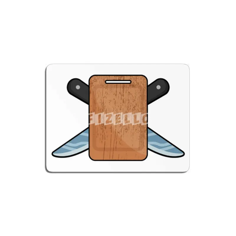 Cutting board with Knife MDF Tablo