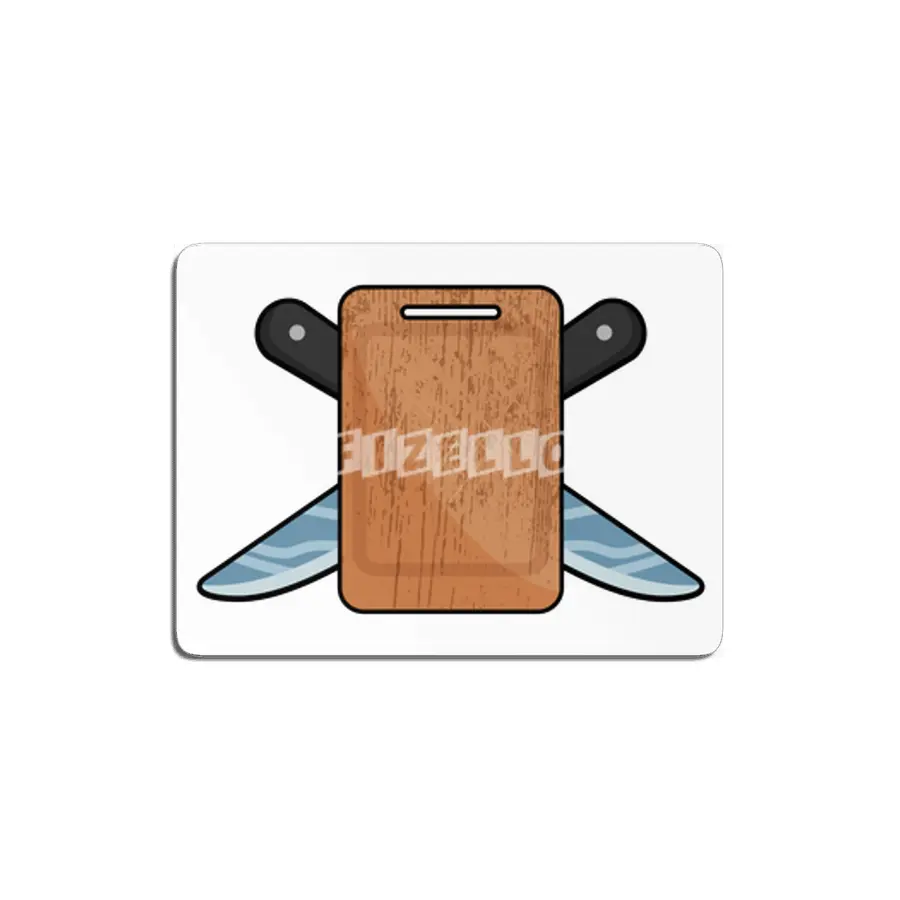 Cutting board with Knife MDF Tablo
