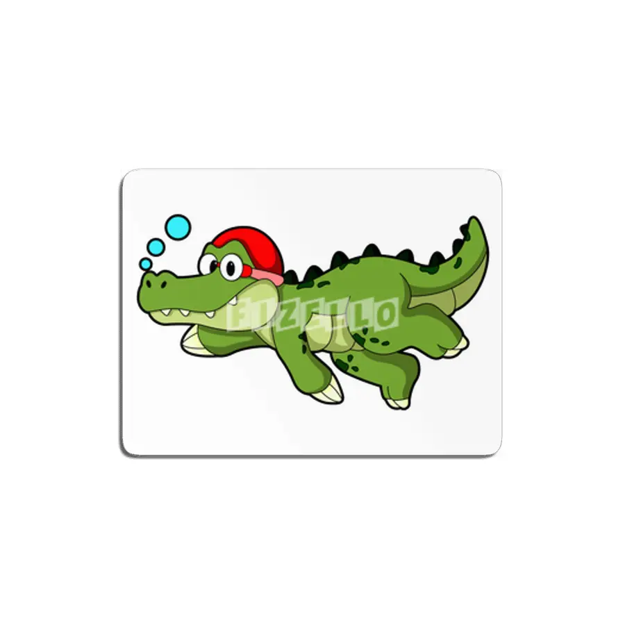 Dinosaur at Swimming under Water MDF Tablo