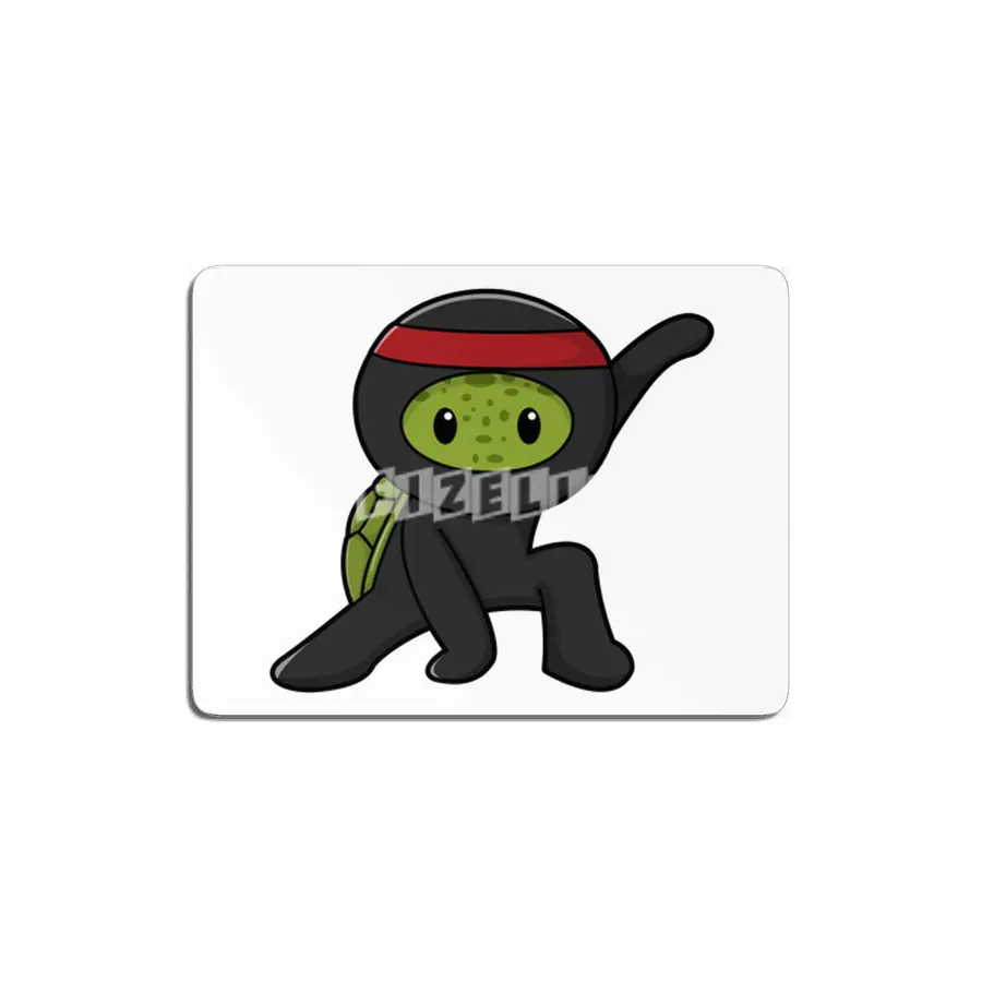 Turtle with Shell as Ninja MDF Tablo