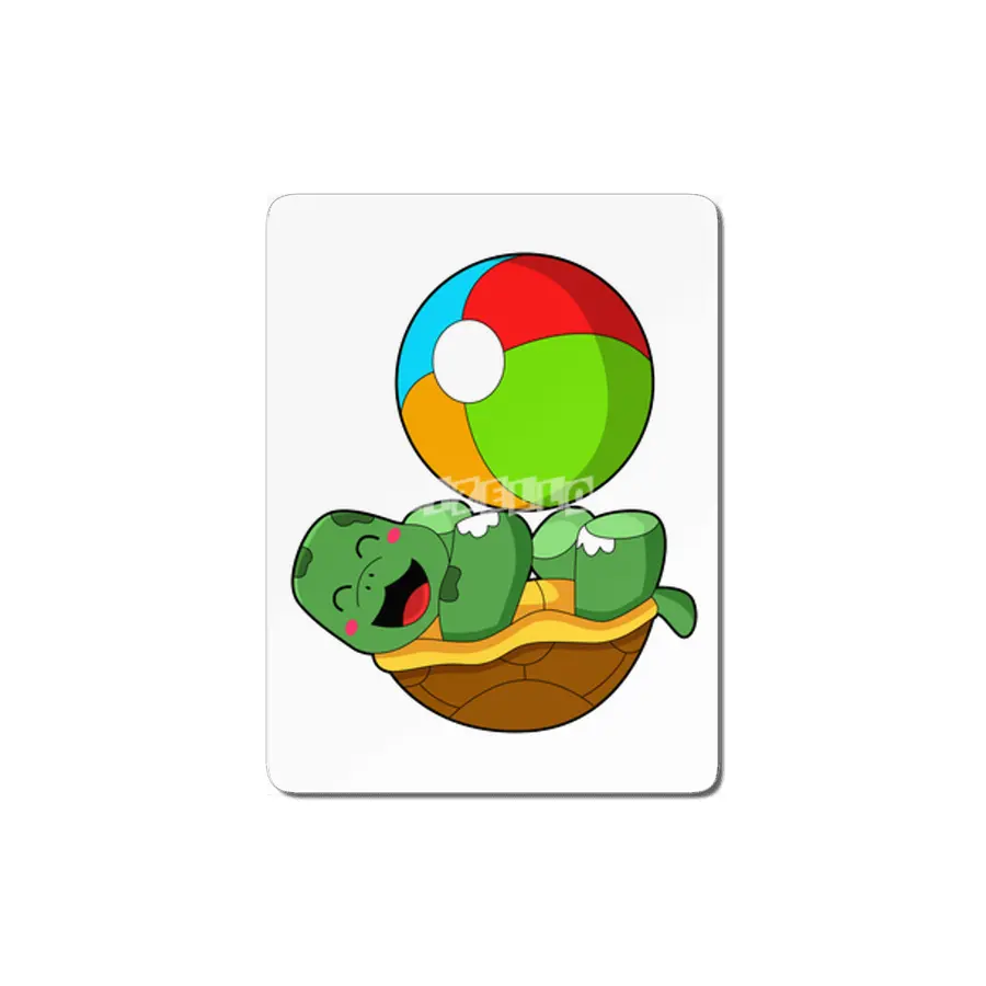 Turtle with Water polo MDF Tablo