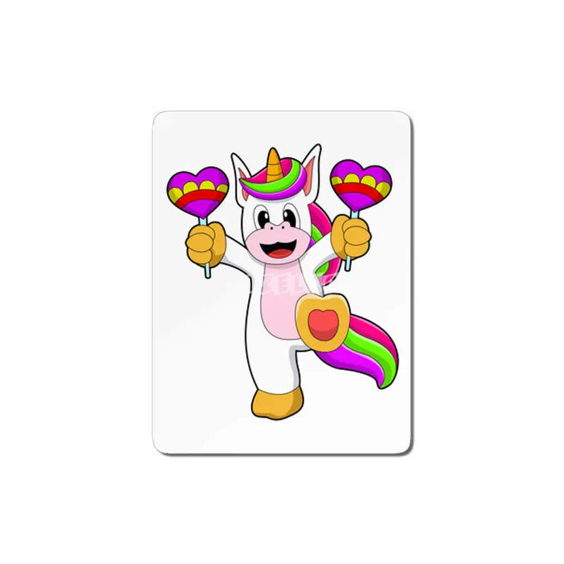 Unicorn with Hearts MDF Tablo