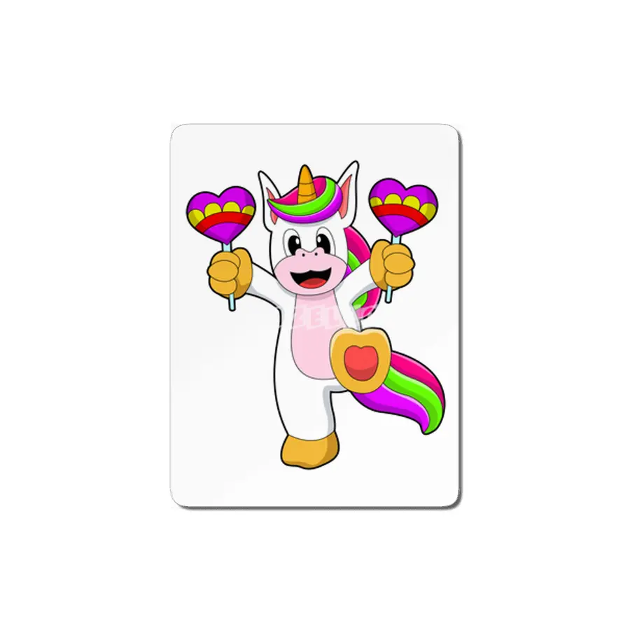 Unicorn with Hearts MDF Tablo