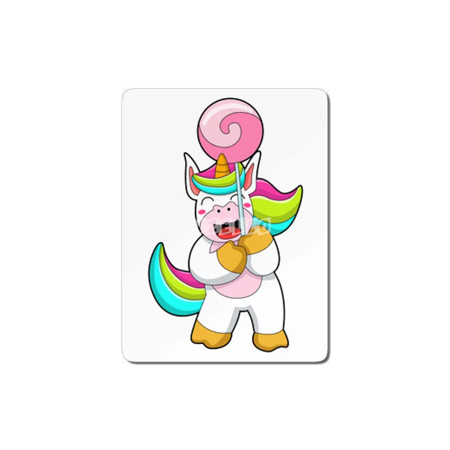 Unicorn with Lollipop MDF Tablo