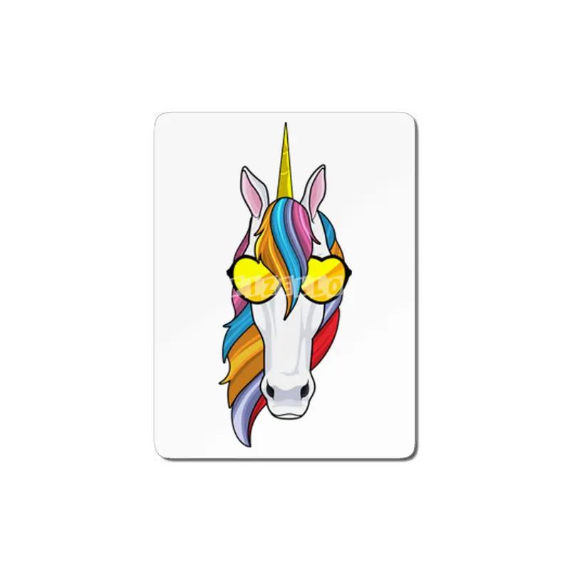 Unicorn with Sunglasses MDF Tablo