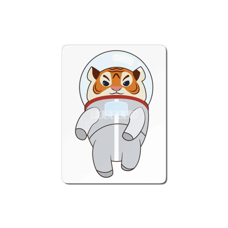 Tiger as Spaceman Costume MDF Tablo